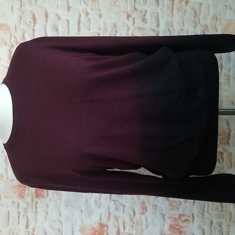New Vince Camuto Ombre Crewneck Sweater